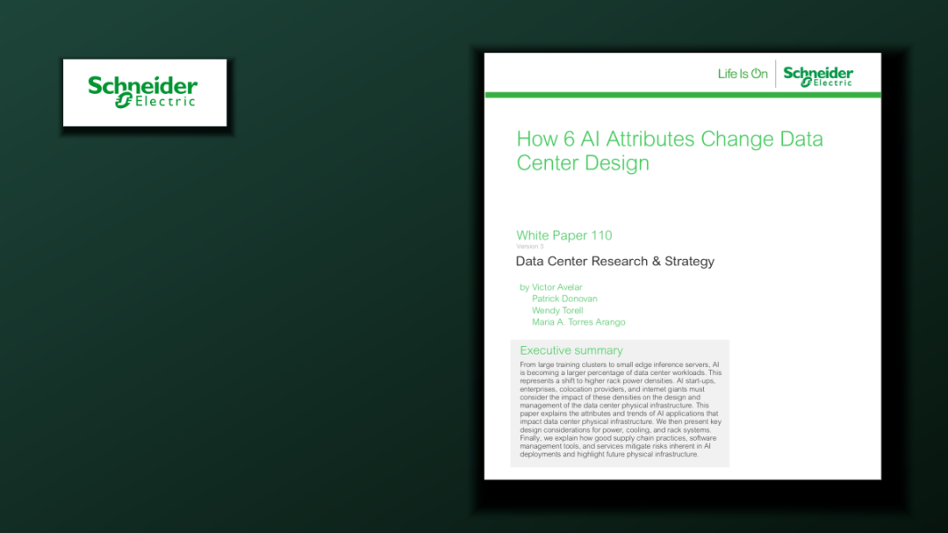 How 6 AI Attributes Change Data Center Design